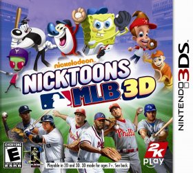 couverture jeu vidéo Nicktoons MLB 3D
