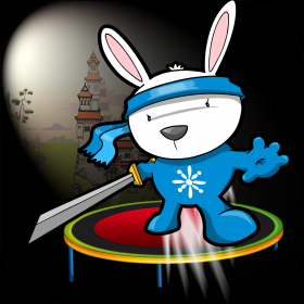 couverture jeu vidéo Ninja Bunny Bounce Pop Pro