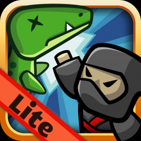 couverture jeu vidéo Ninja Dinosaur Showdown Lite!?