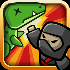 couverture jeu vidéo Ninja Dinosaur Showdown?!