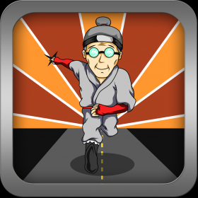 couverture jeu vidéo Ninja Granny PRO - grand-mère en colère contre la criminalité