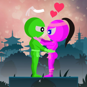 couverture jeu vidéo Ninja Lovers Celebrate Valentine&#039;s Day