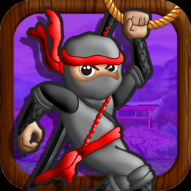 couverture jeu vidéo Ninja Mega Swing - Chine ancienne maître de balançoire guerrier suprême