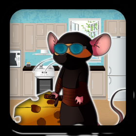 couverture jeu vidéo Ninja Mouse Cheese Grab Mayhem Pro