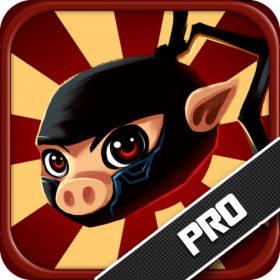 couverture jeu vidéo Ninja Pig: Attack of the Samurai Birds Pro