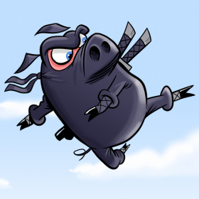 couverture jeu vidéo Ninja Pig