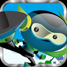 couverture jeu vidéo Ninja Saut Pro - The martial arts master.