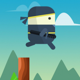 couverture jeu vidéo Ninja Sticker Jump