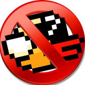 couverture jeu vidéo No flap:bird in glasses