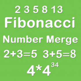 couverture jeu vidéo Number Merge Fibonacci 4X4 - Sliding Number Tiles And Playing With Piano Sound