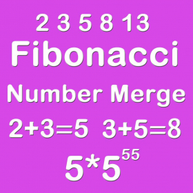 couverture jeu vidéo Number Merge Fibonacci 5X5 - Sliding Number Tiles And Playing With Piano Sound