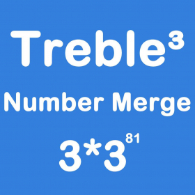 couverture jeu vidéo Number Merge Treble 3X3 - Sliding Number Tiles And Playing The Piano