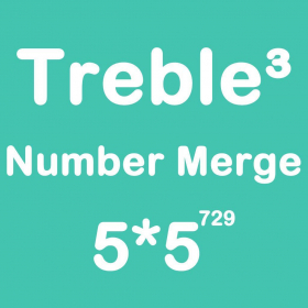 couverture jeu vidéo Number Merge Treble 5X5 - Sliding Number Tiles And Playing With Piano Sound