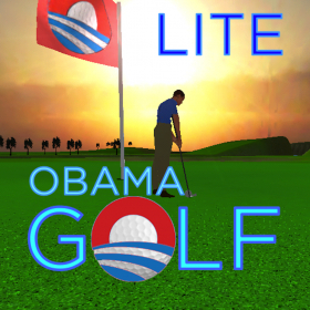 couverture jeu vidéo Obama Golf Around The World Free Lite Edition - Fly Worldwide Golfing on the Tax Payer Dime