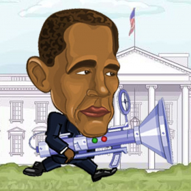 couverture jeu vidéo Obama Vs Romney