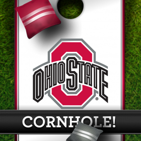 couverture jeux-video Ohio State Buckeyes Cornhole