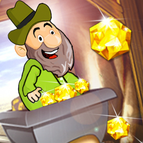 couverture jeu vidéo Or Rouge Bonanza Buggy - promenade en charrette dans une grotte jeu de mines