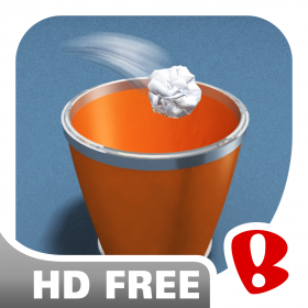 couverture jeu vidéo Paper Toss HD Free