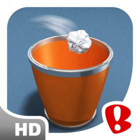 couverture jeu vidéo Paper Toss HD