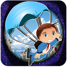 couverture jeu vidéo Parachute Hero - Jump And Fall Like A Ninja