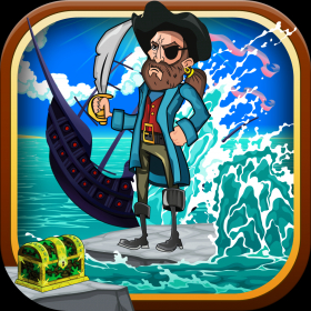 couverture jeu vidéo Paradis Pirates sautant FREE- Défi jeu s'échapper du navire