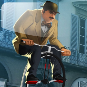couverture jeu vidéo Pédale Balance - Débloquer fou cycle Rider Le pont géant (jeu 3D gratuit)