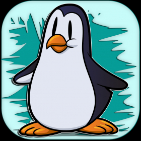 couverture jeu vidéo Penguin Surfing Summer Dash: Cowabunga Happy Ocean Racing