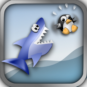 couverture jeu vidéo Penguins Hate Sharks