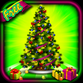 couverture jeu vidéo Père fabricant de l'arbre de Noël et décorateur - centre de vacances de plaisir