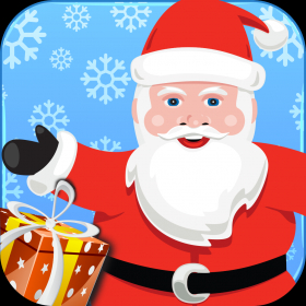 couverture jeu vidéo Père Noël relooking et robe vacances jusqu'à salon