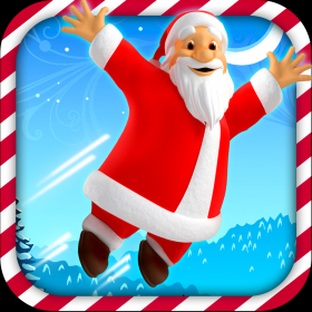 couverture jeu vidéo Pere Noel Sauteur Free - Saute sur le Trampoline et attrape tous les cadeaux - Version Gratuite
