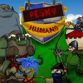 couverture jeu vidéo Pesky Humans 2D strategy game