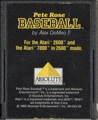 couverture jeu vidéo Pete Rose Baseball