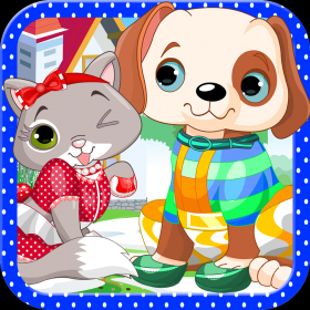 couverture jeu vidéo Pets Makeover Salon -Bath,Wash,Dry,Trim Nail and Dress Up!