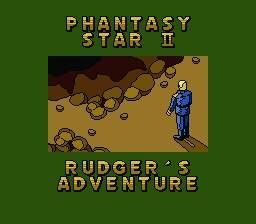 couverture jeu vidéo Phantasy Star II Text Adventure: Rudger&#039;s Adventure