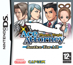 couverture jeu vidéo Phoenix Wright : Ace Attorney - Justice for All