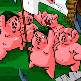 couverture jeu vidéo Pig Cannon