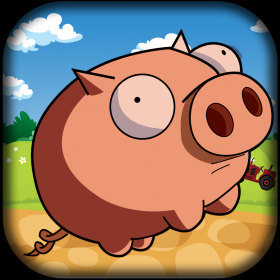 couverture jeu vidéo Piggie Ham Run Free - A Pig's Bacon Jump Rush!