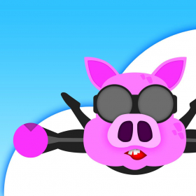 couverture jeu vidéo Piggy Parachute