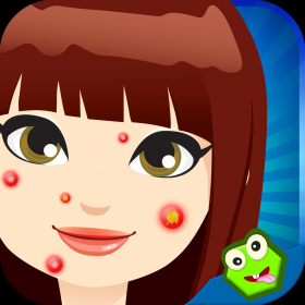 couverture jeu vidéo Pimple Pop - Jeux Fille d&#039;étoile pour la mode Docteur Spa