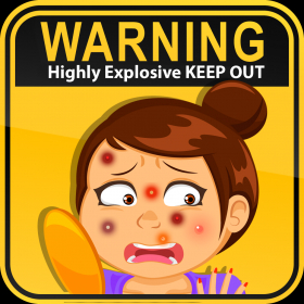 couverture jeu vidéo Pimple Popping : Warning Highly Explosive and a Little Gross!