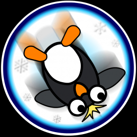 couverture jeu vidéo Pingouin en chute libre
