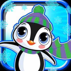 couverture jeu vidéo Pingouin heureux Neige Divertissement - Glace Cool Poudrerie la course - Full Version