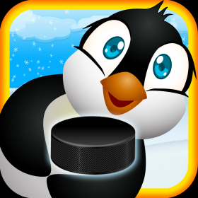 couverture jeu vidéo Pingouins de Hockey de L&#039;air: Oiseaux Espiègles Sur la Glace