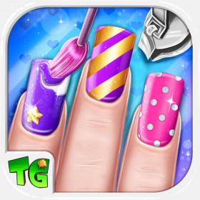 couverture jeu vidéo Pink Girl Nails Spa