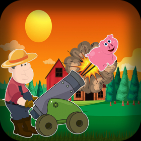 couverture jeu vidéo Pink Piggie Farm Cannon - Save the Pigs! – Free version