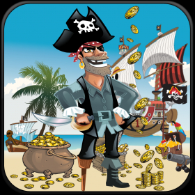 couverture jeu vidéo Pirate Island Paradise Fortune - Fun Addictive Fruit Catching Game (Best free kids games)