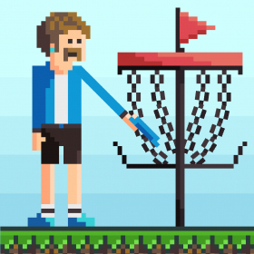 couverture jeu vidéo Pixel Disc Golf