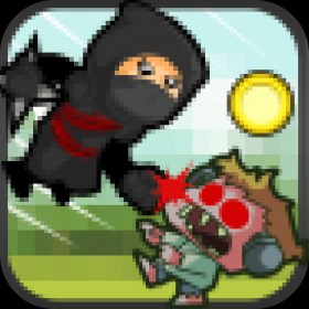 couverture jeu vidéo Pixel Ninja vs Walking Dead: Clumsy Zombie Apocalypse