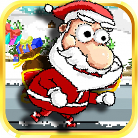 couverture jeu vidéo Pixel SantaJump! Endless Runner Game